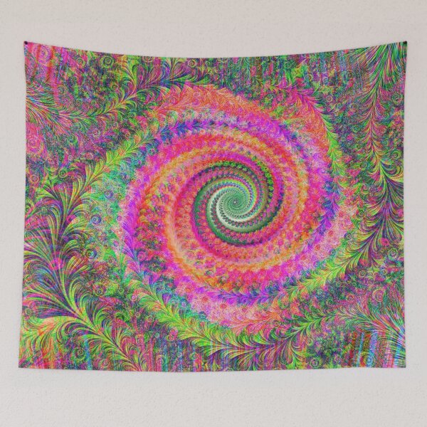 Item preview, Abstract Multicolored Floral Fractal Swirl Mix 11 designed and sold by SXW Designs.