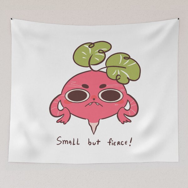 Item preview, Small But Fierce Radish Creature designed and sold by Mason-Pride.