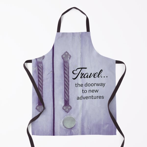 Item preview, Old doors with quote: Travel... the doorway to new adventures designed and sold by CHASAcreative.