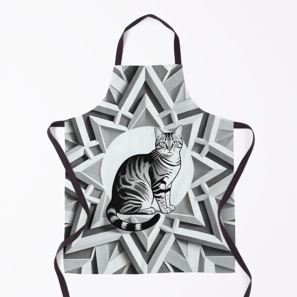 Item preview, A cat in a geometric pattern designed and sold by Nomad-Maynard.