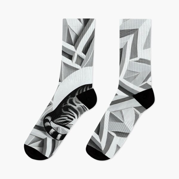 Item preview, A cat in a geometric pattern designed and sold by Nomad-Maynard.