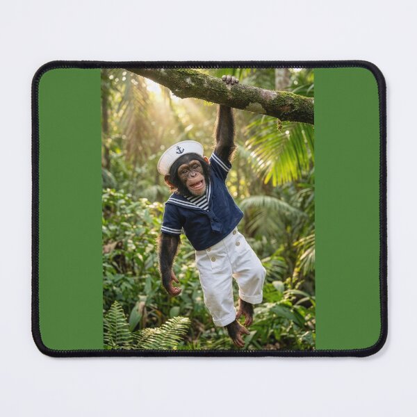 Item preview, Young Chimpanzee Enlists in the Navy designed and sold by Tridentulus.