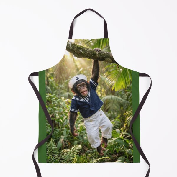 Item preview, Young Chimpanzee Enlists in the Navy designed and sold by Tridentulus.