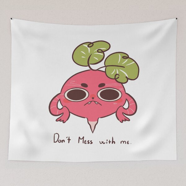 Item preview, Don’t Mess With Me Radish Creature designed and sold by Mason-Pride.