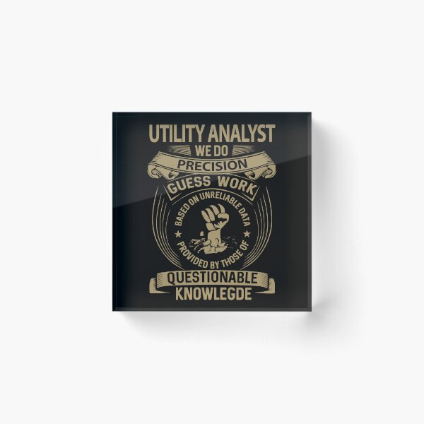 Item preview, Utility Analyst designed and sold by vanejamofedau.