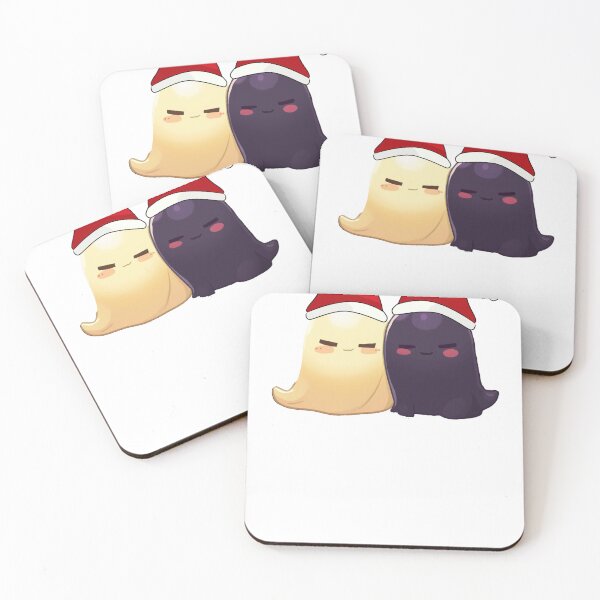 Item preview, Light & Shadow Santa Slimes of Monzora — Merry Christmas Duo designed and sold by Monzora.
