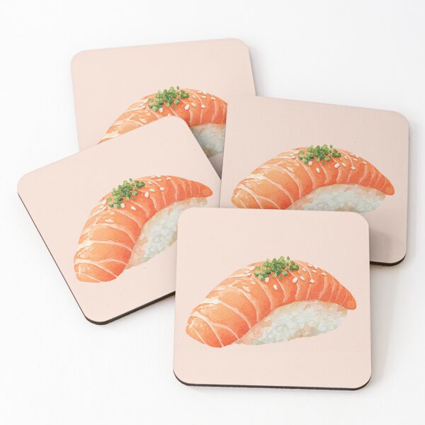 Item preview, One Salmon Nigiri  designed and sold by Violet Peonies.