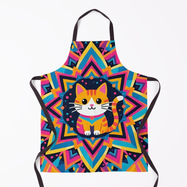 Item preview, A cat in a geometric pattern designed and sold by Nomad-Maynard.