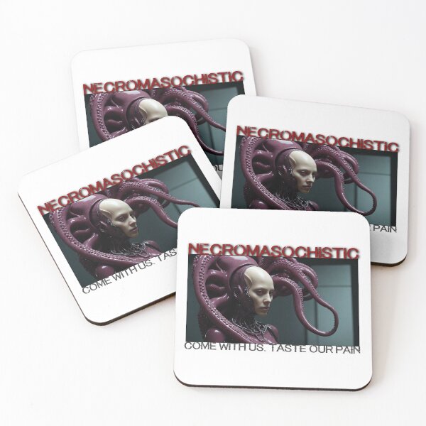 Item preview, necromasochistic. ORIGINAL HORROR ART MERCH designed and sold by Tabu Brand.