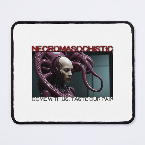 Item preview, necromasochistic. ORIGINAL HORROR ART MERCH designed and sold by Tabu Brand.