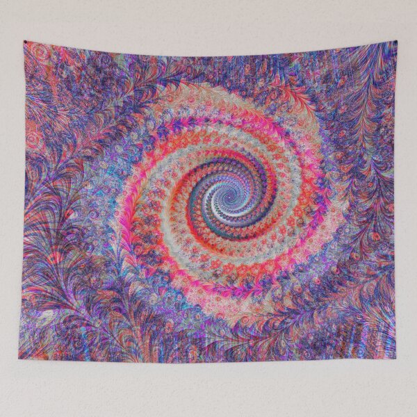 Item preview, Abstract Multicolored Floral Fractal Swirl Mix 13 designed and sold by SXW Designs.
