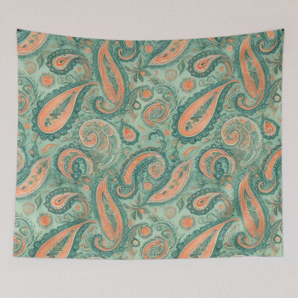 Item preview, Peach And Minty Fresh designed and sold by lifeinspired4u.