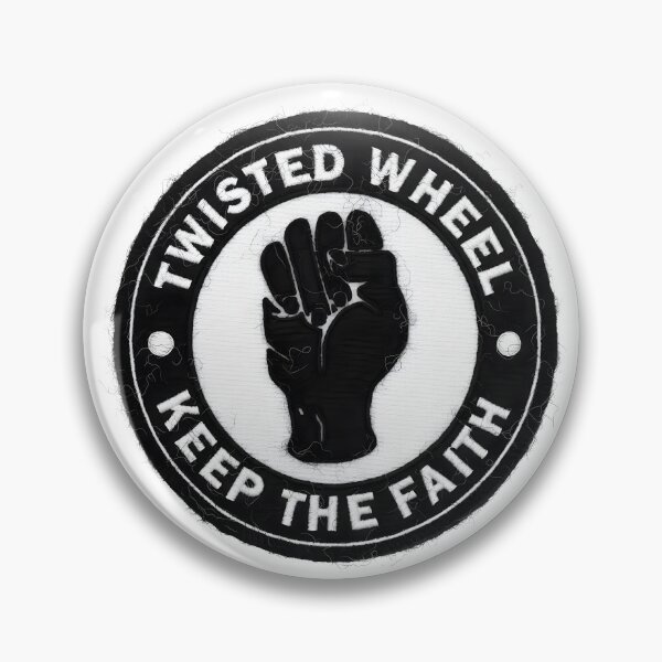 Item preview, Northern Soul Twisted Wheel embroidered patch effect designed and sold by fatbanana.
