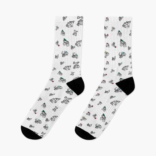 Item preview, Oh Christmas Trucks - Black Outline designed and sold by Holly Norine Design.