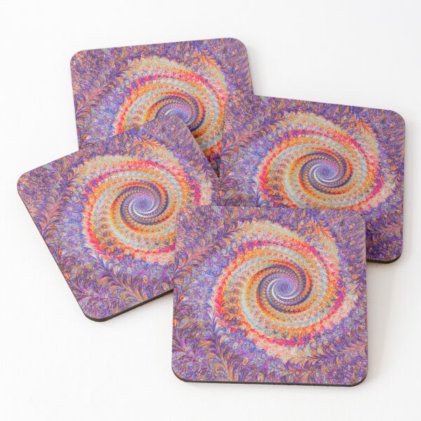 Item preview, Abstract Multicolored Floral Fractal Swirl Mix 14 designed and sold by SXW Designs.