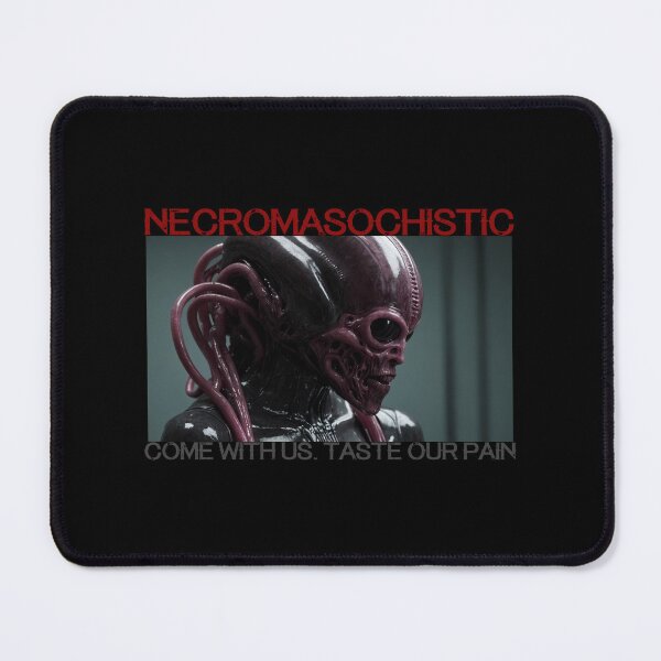 Item preview, necromasochistic. ORIGINAL HORROR ART MERCH designed and sold by Tabu Brand.