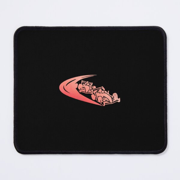 Item preview, Two race cars speeding through a sharp curve on a racetrack_15_Red paint designed and sold by Aariq.