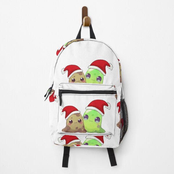 Item preview, Earth & Poison Santa Slimes of Monzora — Merry Christmas Duo designed and sold by Monzora.