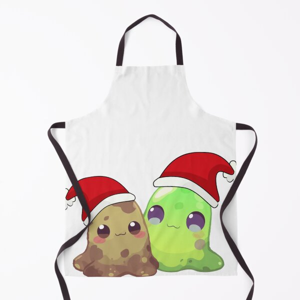 Item preview, Earth & Poison Santa Slimes of Monzora — Merry Christmas Duo designed and sold by Monzora.