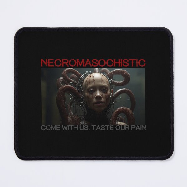 Item preview, necromasochistic. ORIGINAL HORROR ART MERCH designed and sold by Tabu Brand.