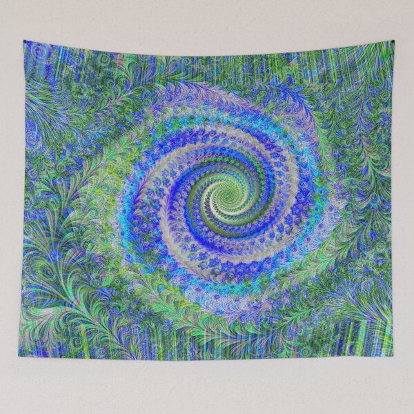 Item preview, Abstract Multicolored Floral Fractal Swirl Mix 15 designed and sold by SXW Designs.