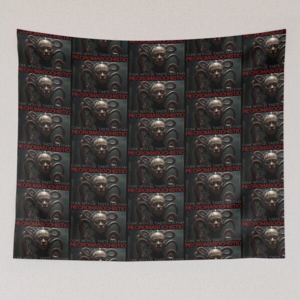Item preview, necromasochistic. ORIGINAL HORROR ART MERCH designed and sold by Tabu Brand.