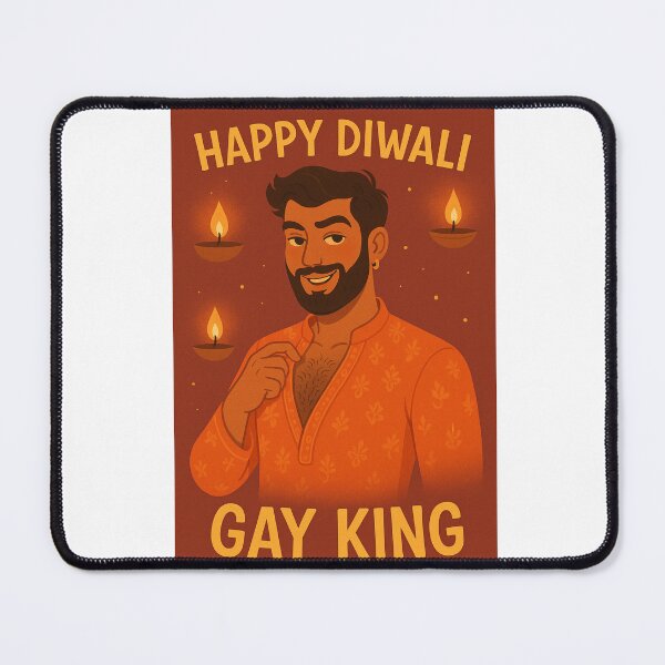 Item preview, Diwali Celebration with Flirty Gay King Energy designed and sold by Aryabek.