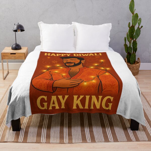 Item preview, Glowing Diwali Wishes for a Handsome Gay King designed and sold by Aryabek.