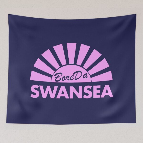 Item preview, Bore Da Swansea Good Morning South Wales Lilac designed and sold by unREST-design.