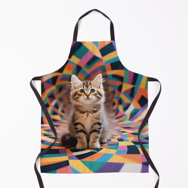 Item preview, A cat in a geometric pattern designed and sold by Nomad-Maynard.