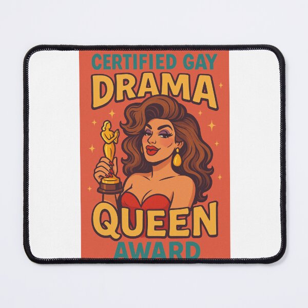 Item preview, Fabulous Gay Drama Queen Award with Drag Glamour and Attitude designed and sold by Aryabek.