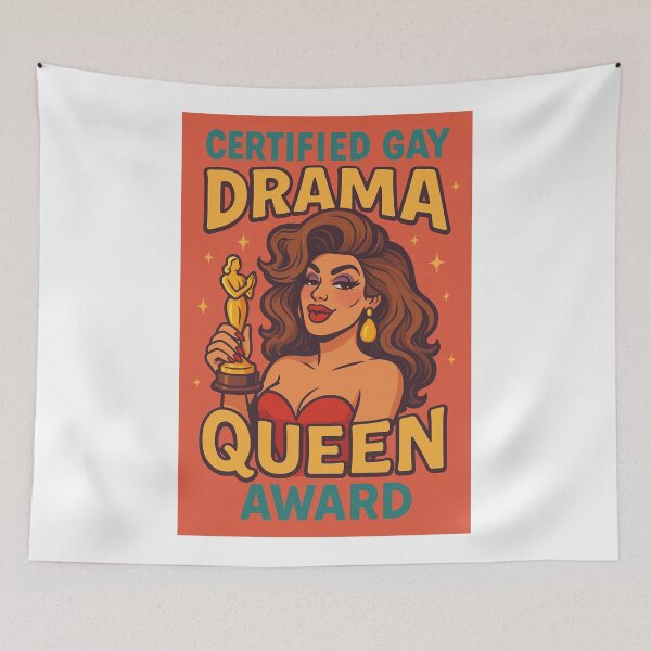 Item preview, Fabulous Gay Drama Queen Award with Drag Glamour and Attitude designed and sold by Aryabek.
