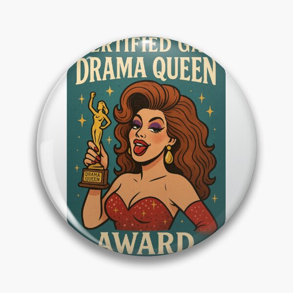 Item preview, Campy Drag Queen Drama Award with Classic Pageant Glam designed and sold by Aryabek.