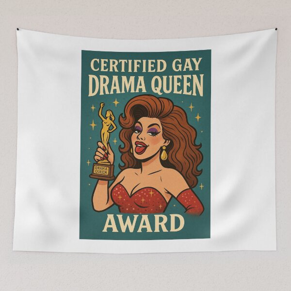 Item preview, Campy Drag Queen Drama Award with Classic Pageant Glam designed and sold by Aryabek.