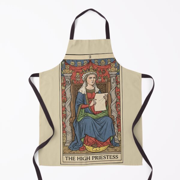 Item preview, Medieval Tarot Card 2 The High Priestess designed and sold by MythAndMotion.