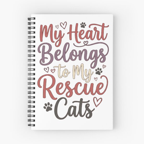 Item preview, My Heart Belongs To My Rescue Cats designed and sold by Quillway.
