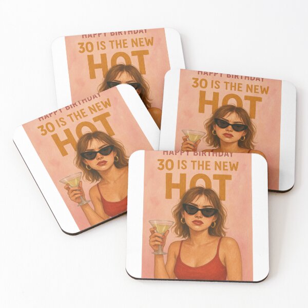 Item preview, Fierce 30th Birthday Greeting with Confident Woman and Cocktail Vibe designed and sold by Aryabek.