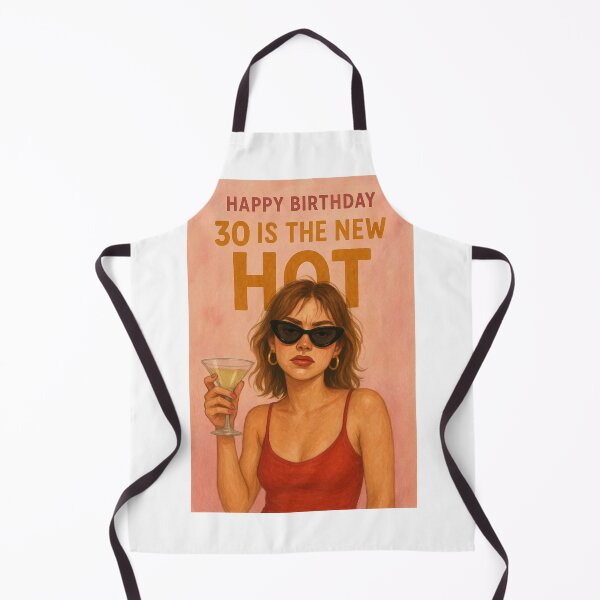 Item preview, Fierce 30th Birthday Greeting with Confident Woman and Cocktail Vibe designed and sold by Aryabek.