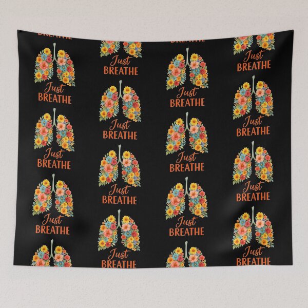 Item preview, Just Breathe Floral Lungs – Botanical Art (V.6) designed and sold by D-Islamic.