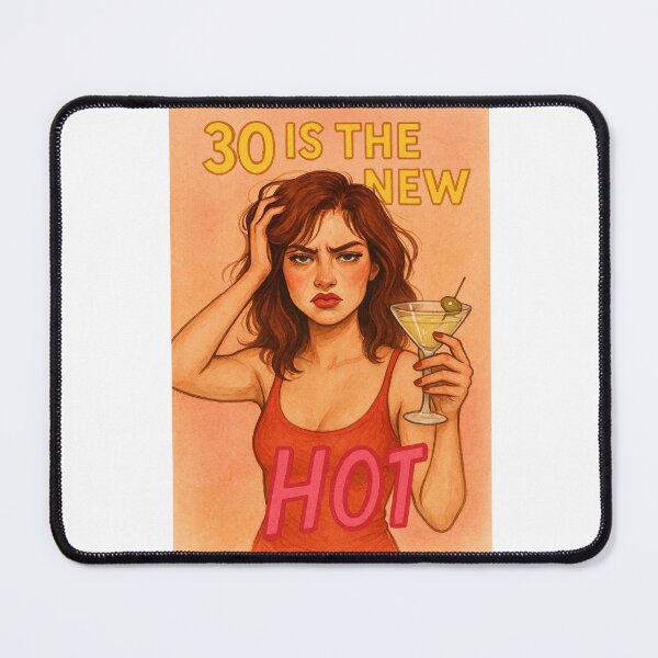 Item preview, Sassy 30th Birthday Moment with Flirty Feminine Energy and Martini designed and sold by Aryabek.