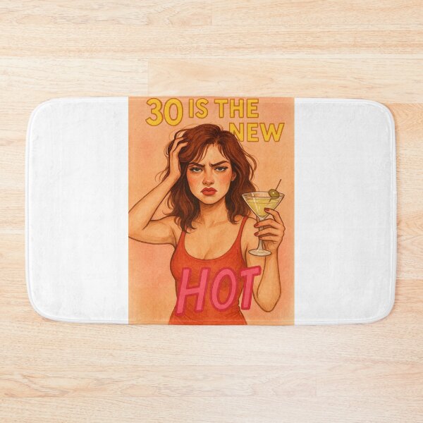 Item preview, Sassy 30th Birthday Moment with Flirty Feminine Energy and Martini designed and sold by Aryabek.