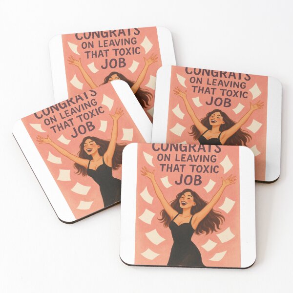 Item preview, Joyful Exit from Toxic Workplace with Empowered Woman Celebration designed and sold by Aryabek.
