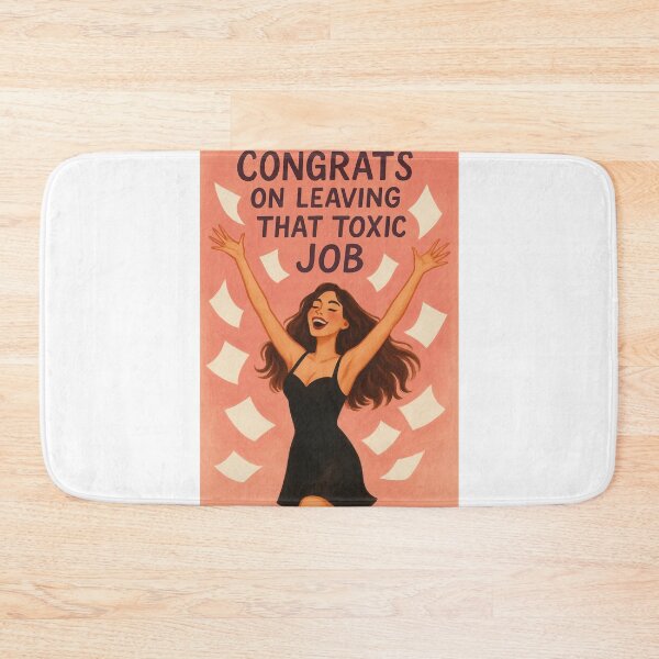 Item preview, Joyful Exit from Toxic Workplace with Empowered Woman Celebration designed and sold by Aryabek.