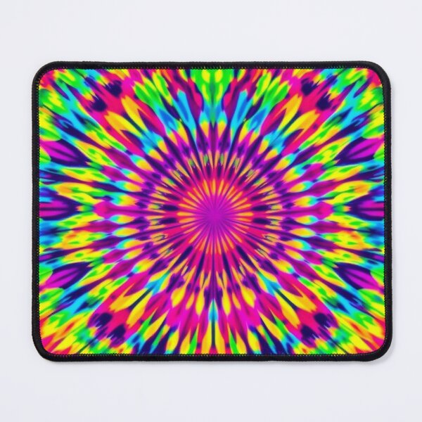Item preview, Aesthetic Neon Tie Dye Hypnotic Spiral designed and sold by HLPsychDesigns.