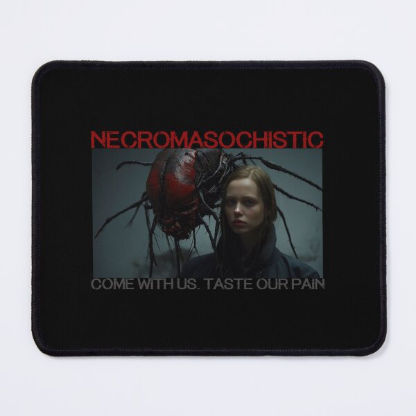 Item preview, necromasochistic. ORIGINAL HORROR ART MERCH designed and sold by Tabu Brand.