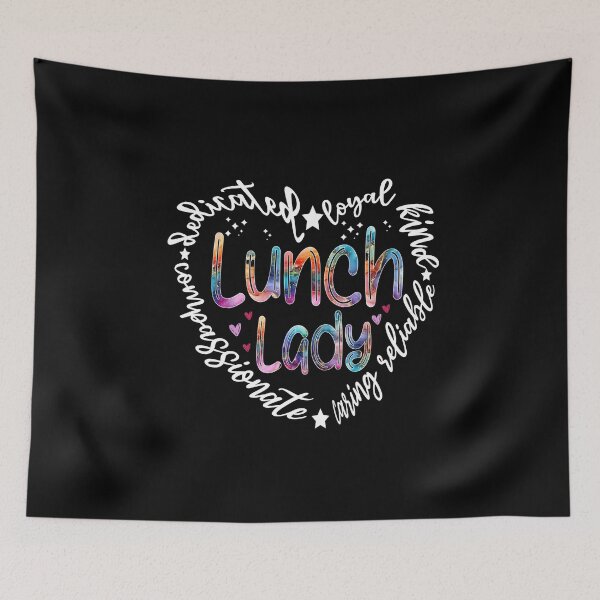 Item preview, Watercolor Galaxy Lunch Lady Heart of Kindness Design designed and sold by Nocturnal-Vines.