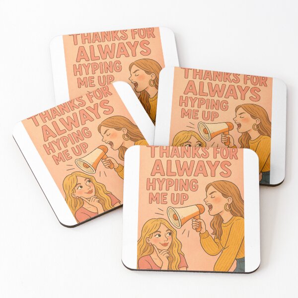 Item preview, Appreciation Greeting for Supportive Female Friendship with Megaphone Cheer designed and sold by Aryabek.