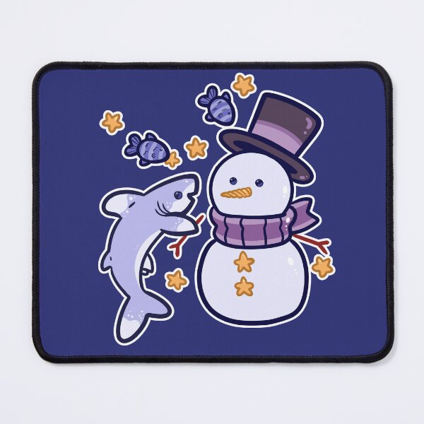 Item preview, Oceanic Whitetip Shark Building a Snowman designed and sold by Aloe and Monstera.
