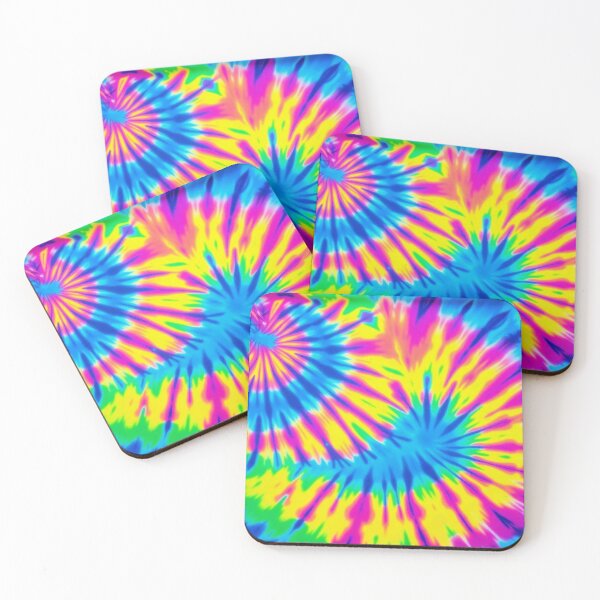 Item preview, Unique Vibrant Tie Dye Psychedelic Wave Pattern designed and sold by HLPsychDesigns.