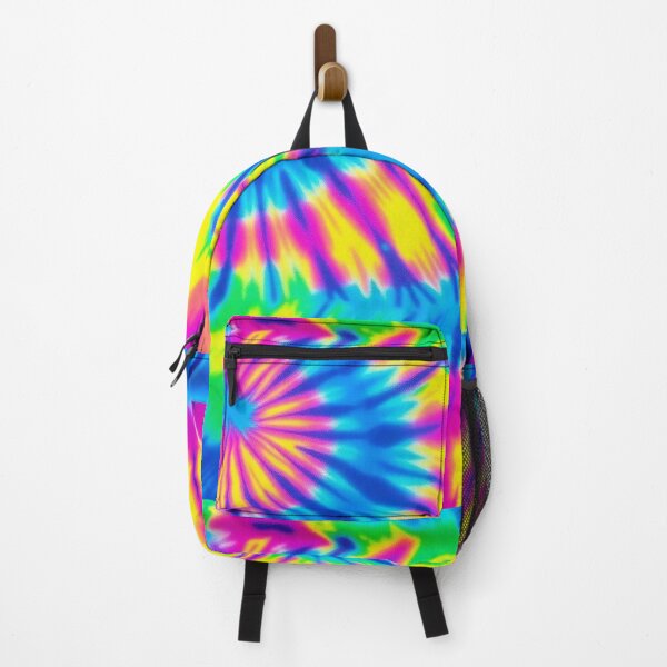 Item preview, Unique Vibrant Tie Dye Psychedelic Wave Pattern designed and sold by HLPsychDesigns.
